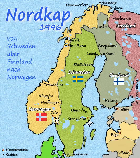 zum Nordkap 1996
